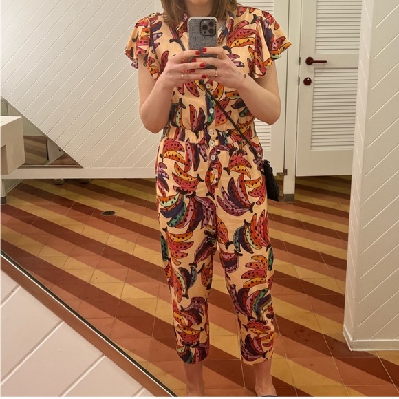 Farm Rio banana jumpsuit - Picture 6 of 16